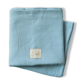 Mušelínová deka Blue; Barva: modrá; Velikost: 75 x 100 cm