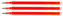 Wkład do długopisu wymazywalnego Q-CONNECT 1,0mm 3szt., zawieszka, czerwony KF11059