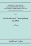 Sterilisation und Gesetzgebung bis 1933