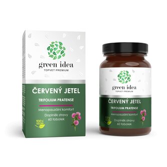Green idea Červený jetel - tobolky 60 ks