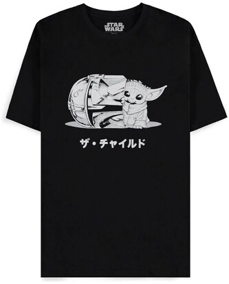 Pánské tričko s krátkým rukávem Difuzed Mandalorian Grogu - M