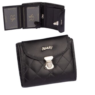 Rovicky Peněženka dámská černá se zapínáním Rovicky Peněženka dámská černá se zapínáním