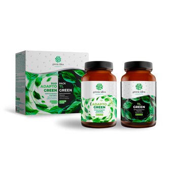 Green idea LONGEVITY DUOPACK - ADAPTO GREEN + TL GREEN tobolky 180 ks
