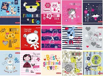 Kołozeszyt 105x130/80K poddruk Kids (5szt)