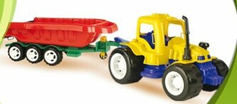 Traktor z przyczepą LESZKO