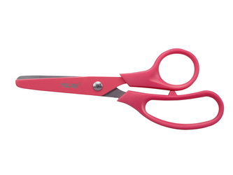Nożyczki szkolne różowe p10. MILAN