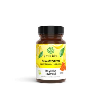 Green idea Gummygreen - Multivitamín + probiotika 60 ks