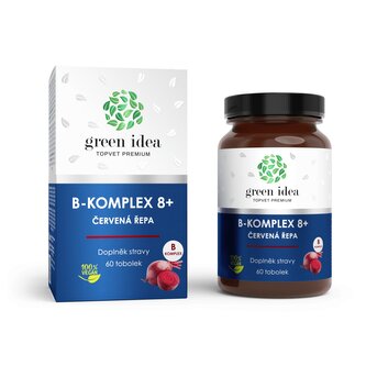 Green idea B-komplex 8+ červená řepa - tobolky 60 ks