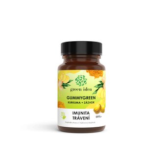 Green idea Gummygreen - Kurkuma + zázvor 60 ks