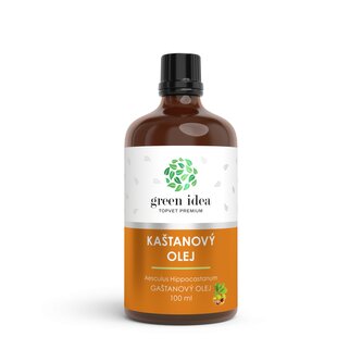Green idea Kaštanový bylinný olej 100 ml