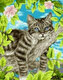 Malowanie po numerach Kot na gałęzi 40x50cm 1009858