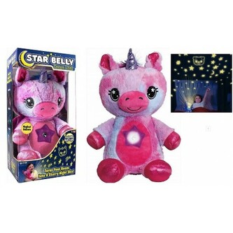 Star Belly Lampka nocna / Projektor led plusz jednorożec 1006822