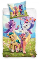 Dětské bavlněné povlečení MY LITTLE PONY Nová generace 140x200