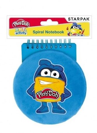 Notes na spirali pluszowy okrągły Play-Doh STARPAK