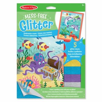 MELISSA Zestaw do ozdabiania brokatem Podwodne sceny 19510