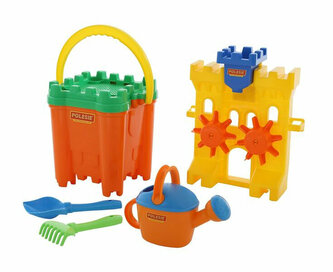 Polesie 45126 Zestaw do piasku wiaderko sitko łopatka grabki konewka młynek Nr468 Młyn Polesie 45126 Zestaw do piasku wiaderko sitko łopatka grabki konewka młynek Nr468 Młyn