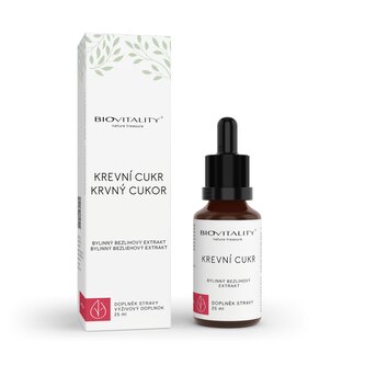 Green idea Krevní cukr bezlihová tinktura - kapky 25 ml