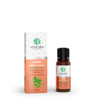 Green idea Máta - 100% silice 10 ml
