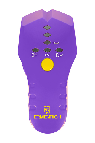 Detektor kovů a elektrických vedení Ermenrich Ping SA30 Fialový