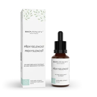 Green idea Překyselenost bezlihová tinktura - kapky 25 ml