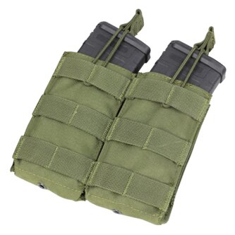 Otevřená MOLLE sumka na 2 zásobníky M4 / M16, Condor, Olivová
