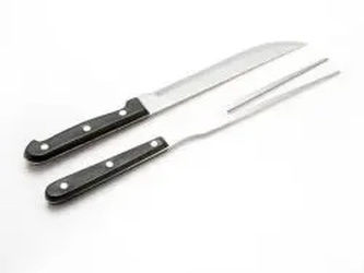KOOPMAN, 57384 Set nůž + vidlička pro krájení masa, 31 cm