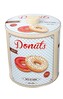 KOOPMAN, 55110 Dóza DONUTS Ø 13,5 x 18 cm, dekor č.1 - krém okraje