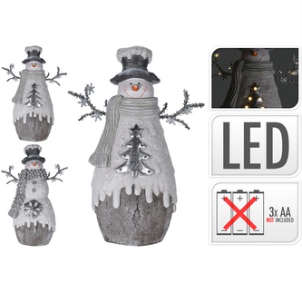 KOOPMAN, 56953 vánoční Sněhulák 17 x LED 57 cm