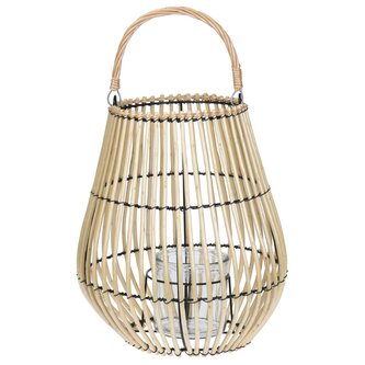 KOOPMAN, 54397 Ratanová lucerna na svíčku, 47 cm