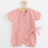 Kojenecký letní mušelínový overal New Baby pink - velikost 74 (6-9m)