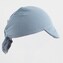 Dětský letní mušelínový šátek s kšiltem New Baby blue - velikost 68/74