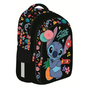 Plecak plecak 4 komorowy 16 cali. Stitch Black Aloha