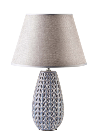 LETI GREY Lampa stołowa 12x8,5x47cm