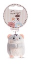 NICI přívěsek MyMochi Křeček Shai šedý 5cm