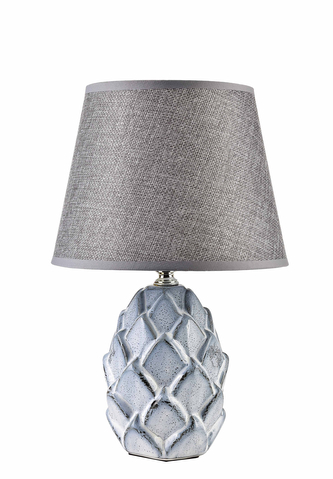 LETI GREY Lampa stołowa 10x10x30cm