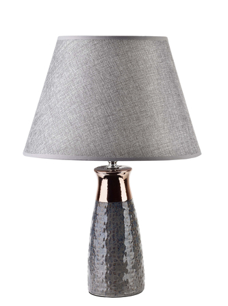 LETI GRAPHITE Lampa stołowa 10x10x46cm