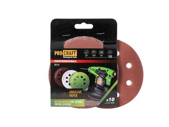 Papíry brusné P120 PROCRAFT KD125 10ks