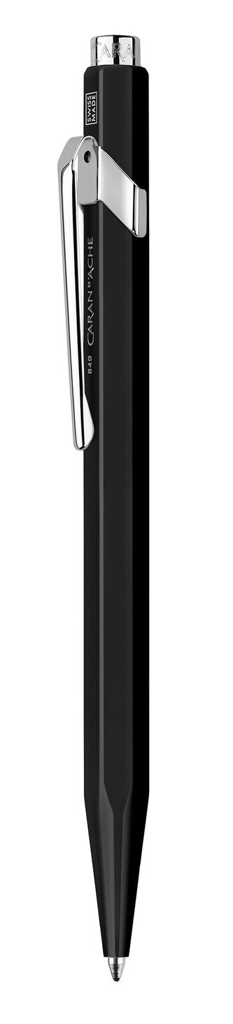 Kuličkové pero "849 Classic line", černá, černá náplň, CARAN D'ACHE 849.028