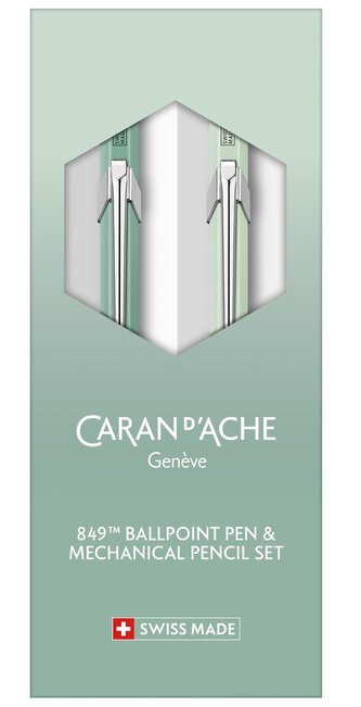 Kuličkové pero a mechanická tužka "849 Misty forest", CARAN D'ACHE 8490.706