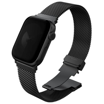 UNIQ Dante Pro ocelový řemínek 42/41/40mm černý