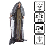 Boland Čarodějnice figurína pohyblivá mluvící svítící 160 cm