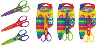 Nożyczki dekoracyjne 12,5 cm kształtowe zygzak, Patio