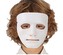 Fiestas Guirca Maska bílá na domalování dětská velikost