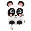 Pamiętnik z kłódką A5/96K 3D włochacz Panda