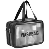 Toaletní taška ATL Washbag - černá-průhledná