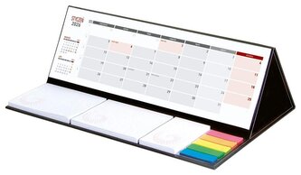 Kalendarz 2026 z notesem czarny