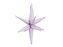 Balon foliowy Gwiazda 3D 70cm fiolet