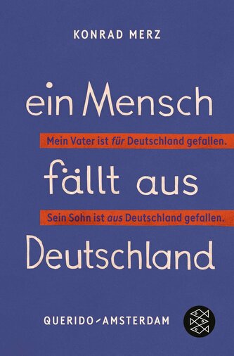 Ein Mensch fällt aus Deutschland