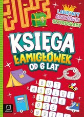 Księga łamigłówek od 6 lat. Labirynty, krzyżówki, szyfrogramy