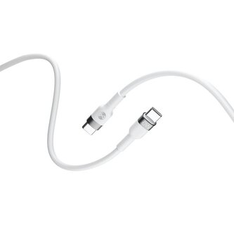 Kabel Forever Flexible USB-C/USB-C 1m 60W bílý